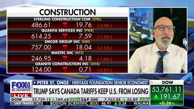 Peter St. Onge: US holds 'enormous leverage' over Canada in tariff dispute