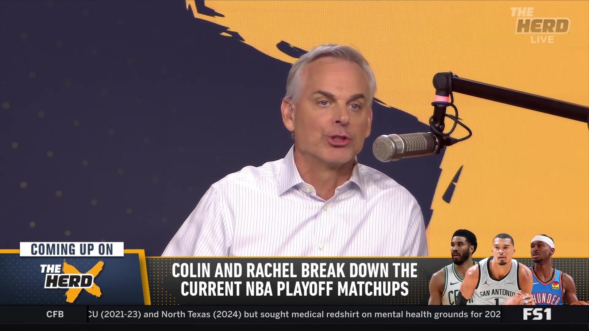 Colin Cowherd dismisses 'dual-threat' concerns for Fernando Mendoza