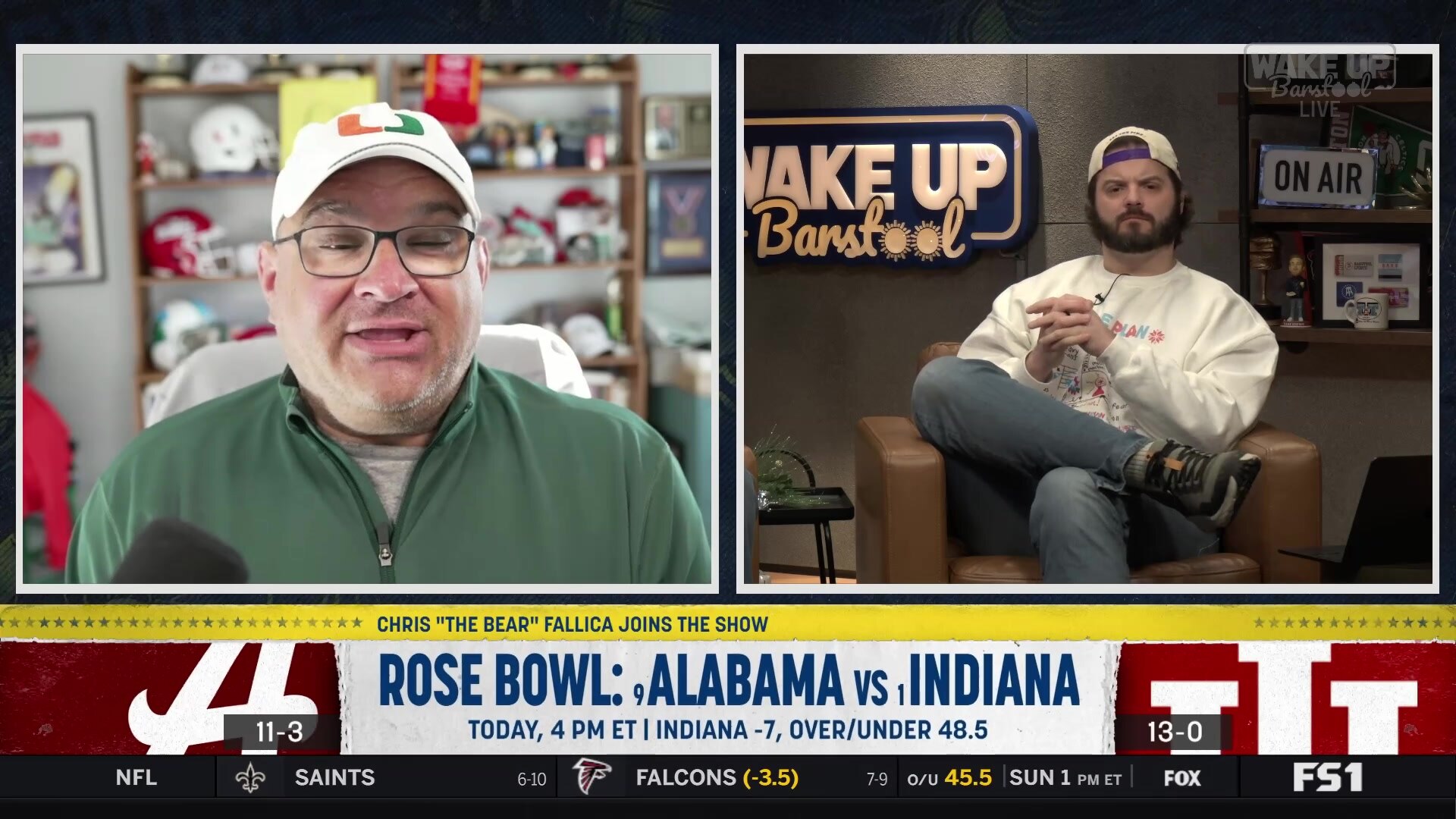 Chris Fallica analyzes the Alabama vs Indiana Rose Bowl matchup