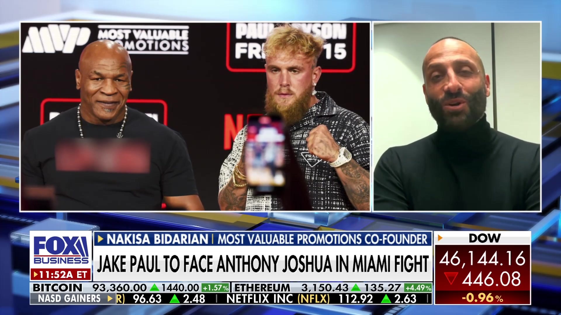 Jake Paul vs. Anthony Joshua fight to be streamed globally on Netflix