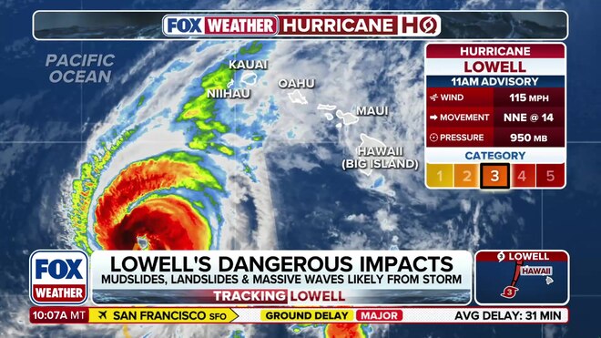 Kauai residents prepare as Hurricane Lowell inches closer to Hawaii