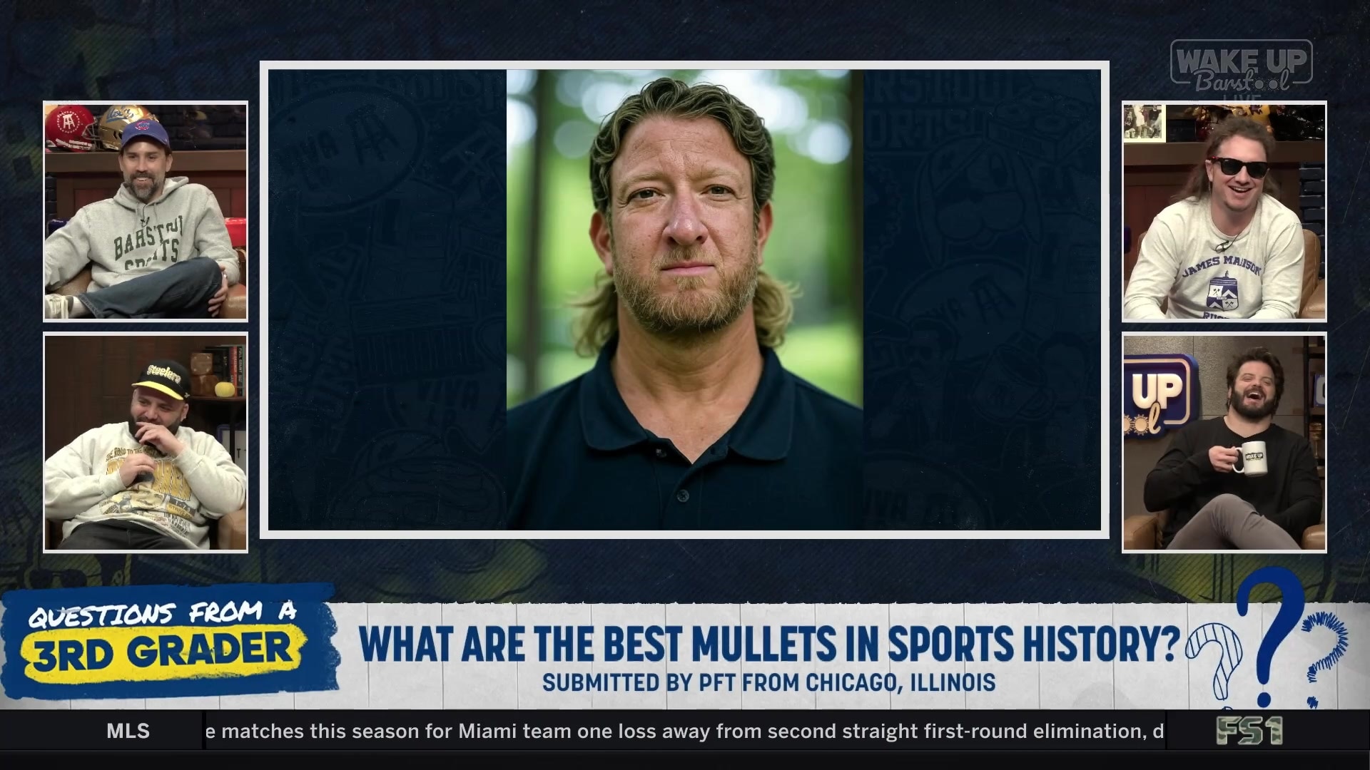 Barstool Sports team edits mullets onto famous personalities
