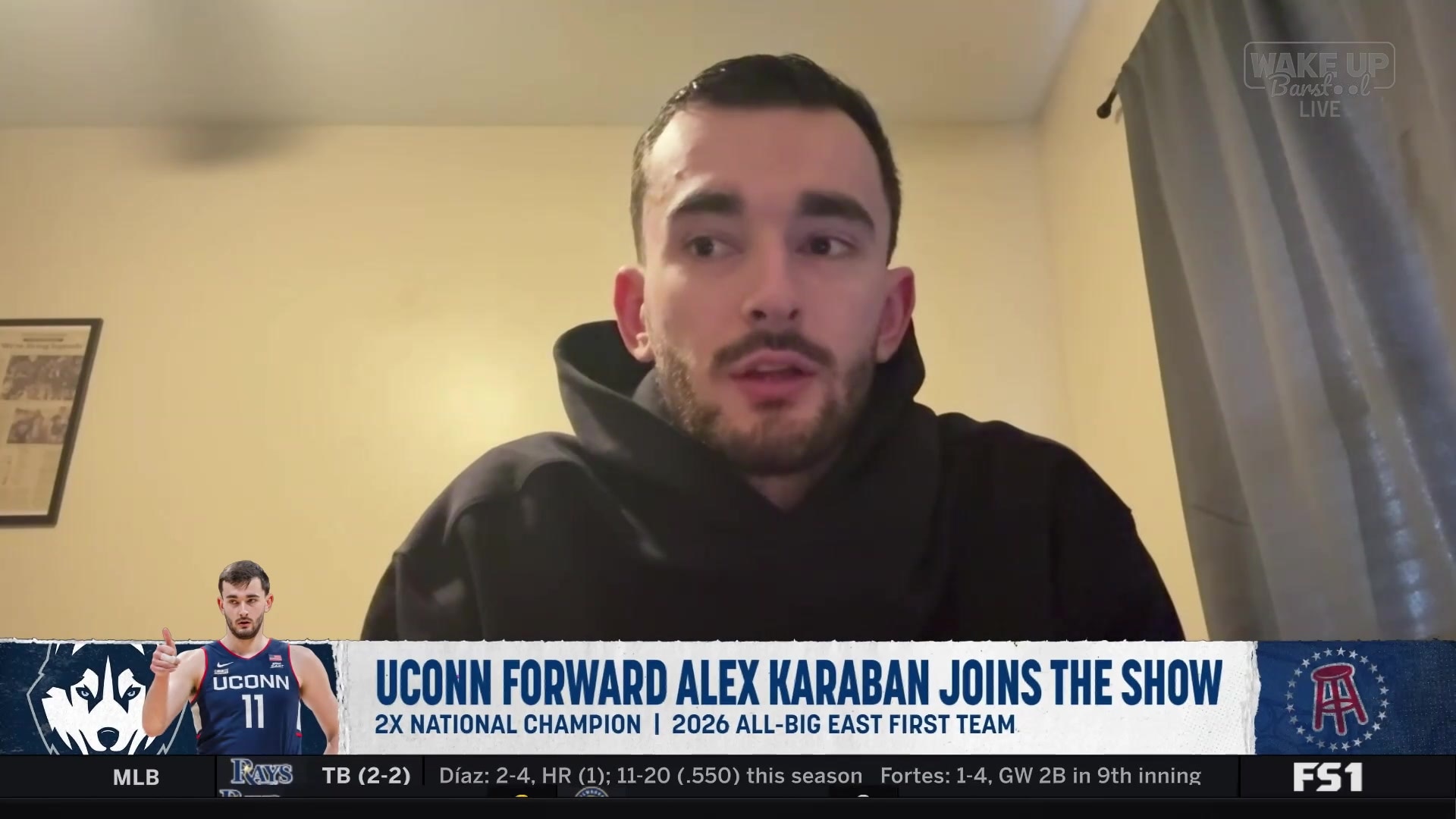 UConn Forward Alex Karaban describes the insane Duke comeback