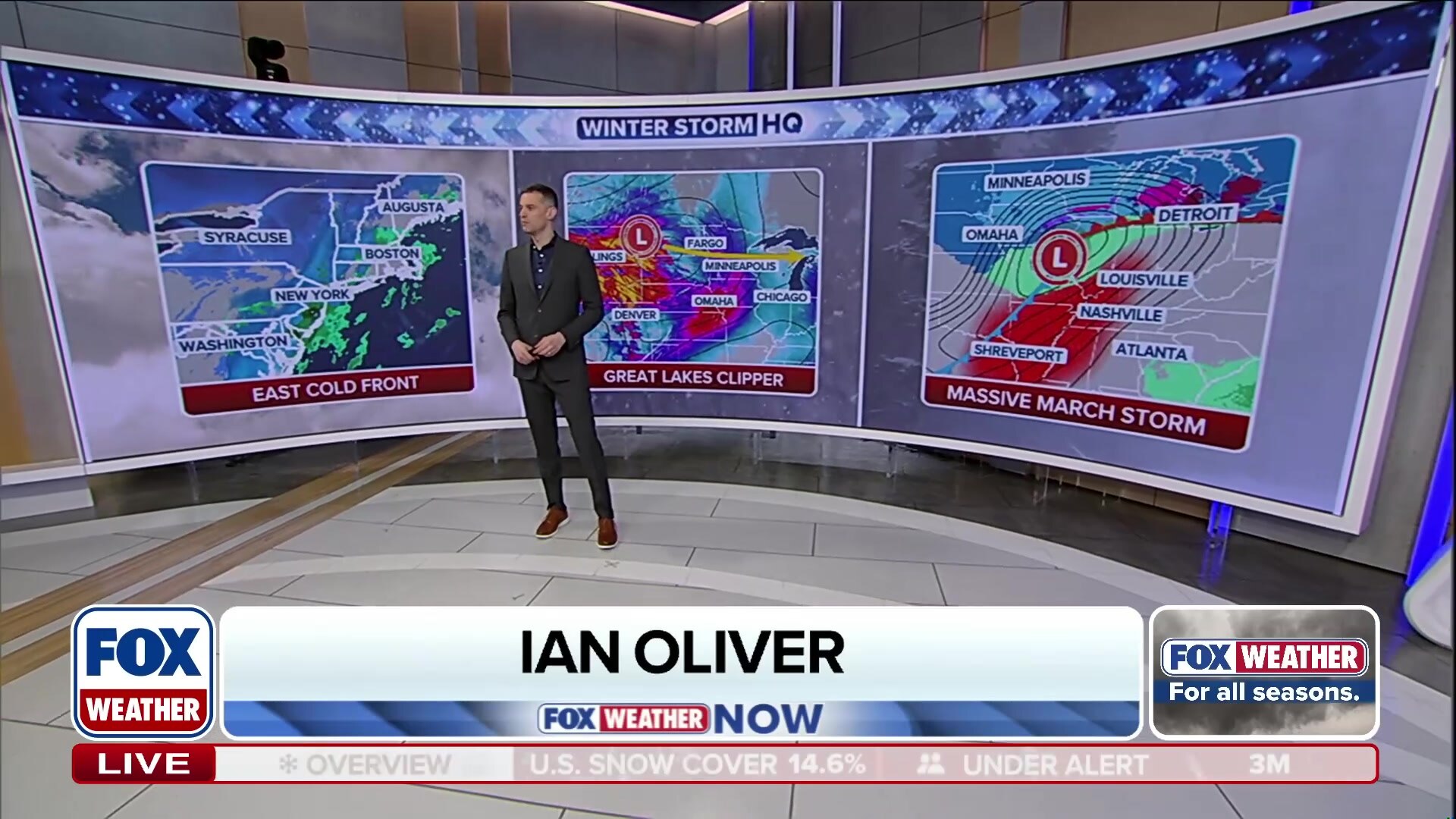 Watch East Cold Front brings dramatic temperature drop and snow to ...