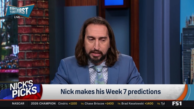Nick Wright's Week 7 NFL predictions and picks