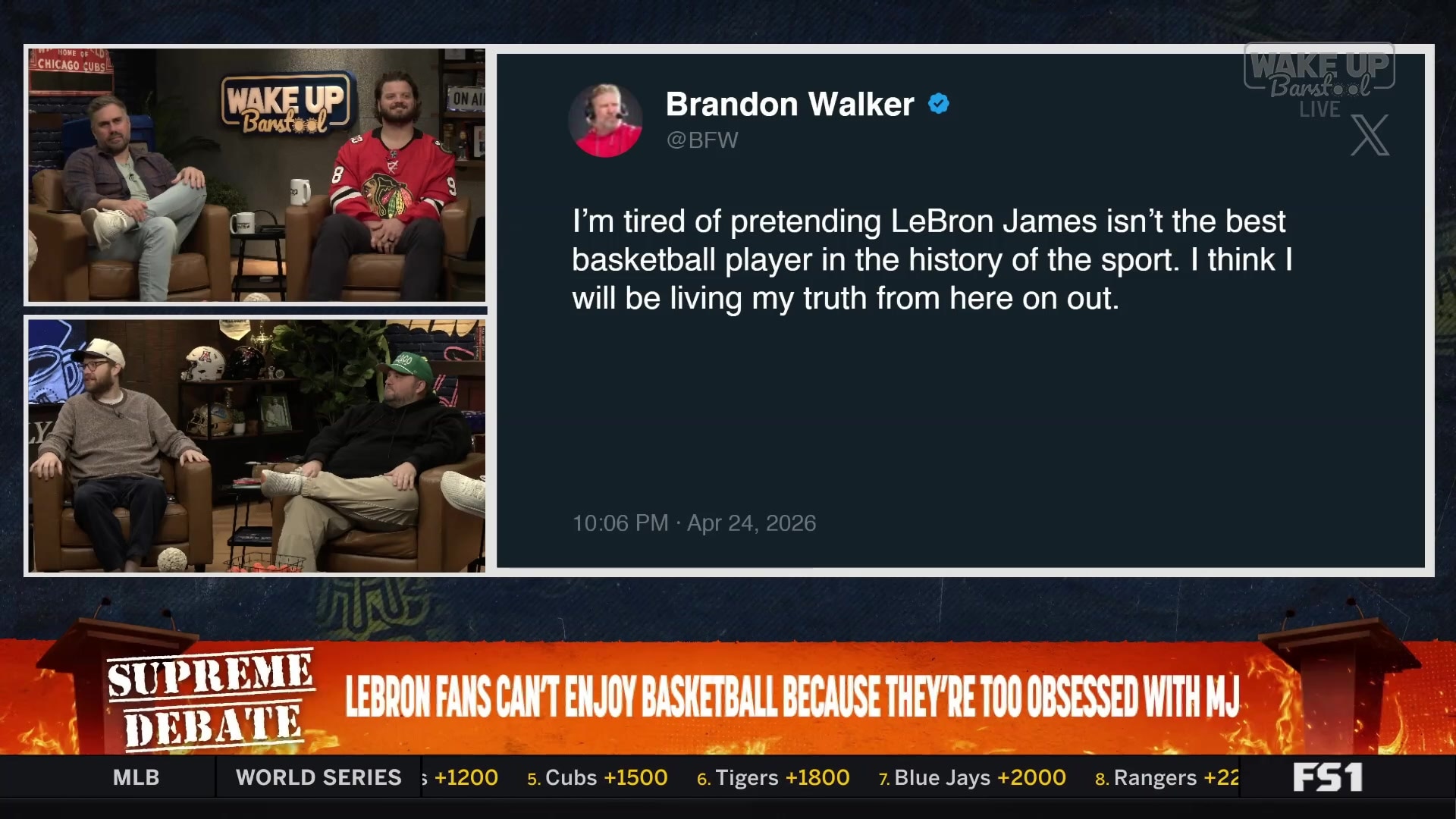 LeBron fans can't enjoy basketball because they're too obsessed with MJ