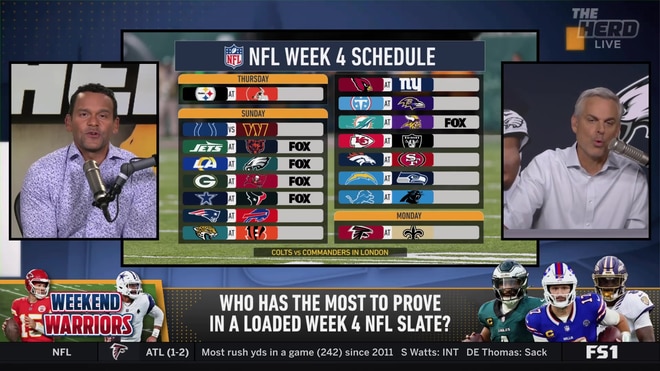 Colin Cowherd and Jason McIntyre preview Week 4 of the NFL season