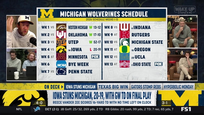Dave Portnoy reacts to Michigan's shocking loss to Iowa