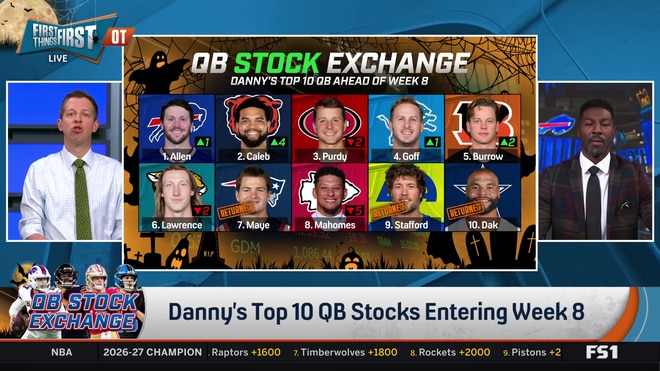 Josh Allen leads Danny's top five QB Stock Exchange ranks