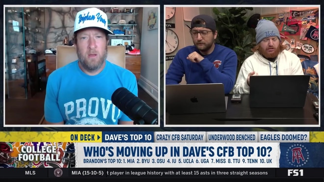 Dave Portnoy reacts to Florida's upset over Texas and Arch Manning's fumble