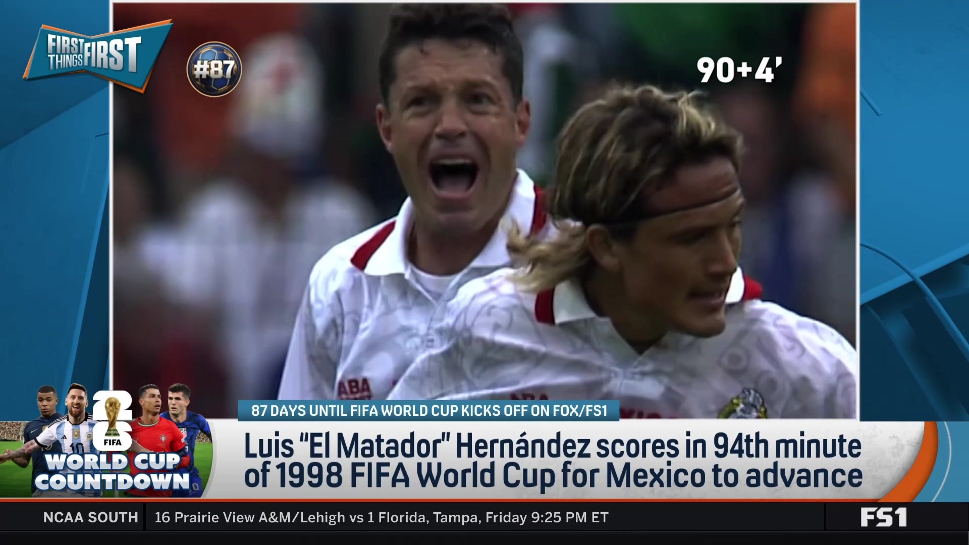 Luis Hernández's 94th-minute goal against the Netherlands in 1998 World Cup