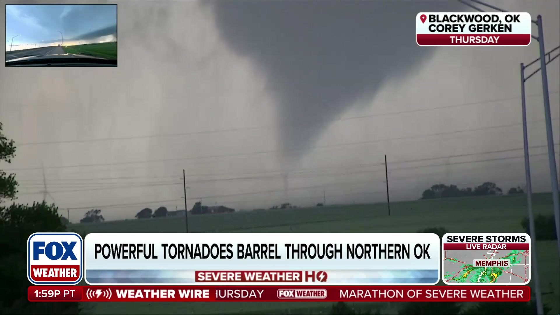 EF-4 Tornado Strikes Northern Oklahoma