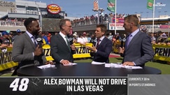 Discussion on Alex Bowman's health and the #48 car