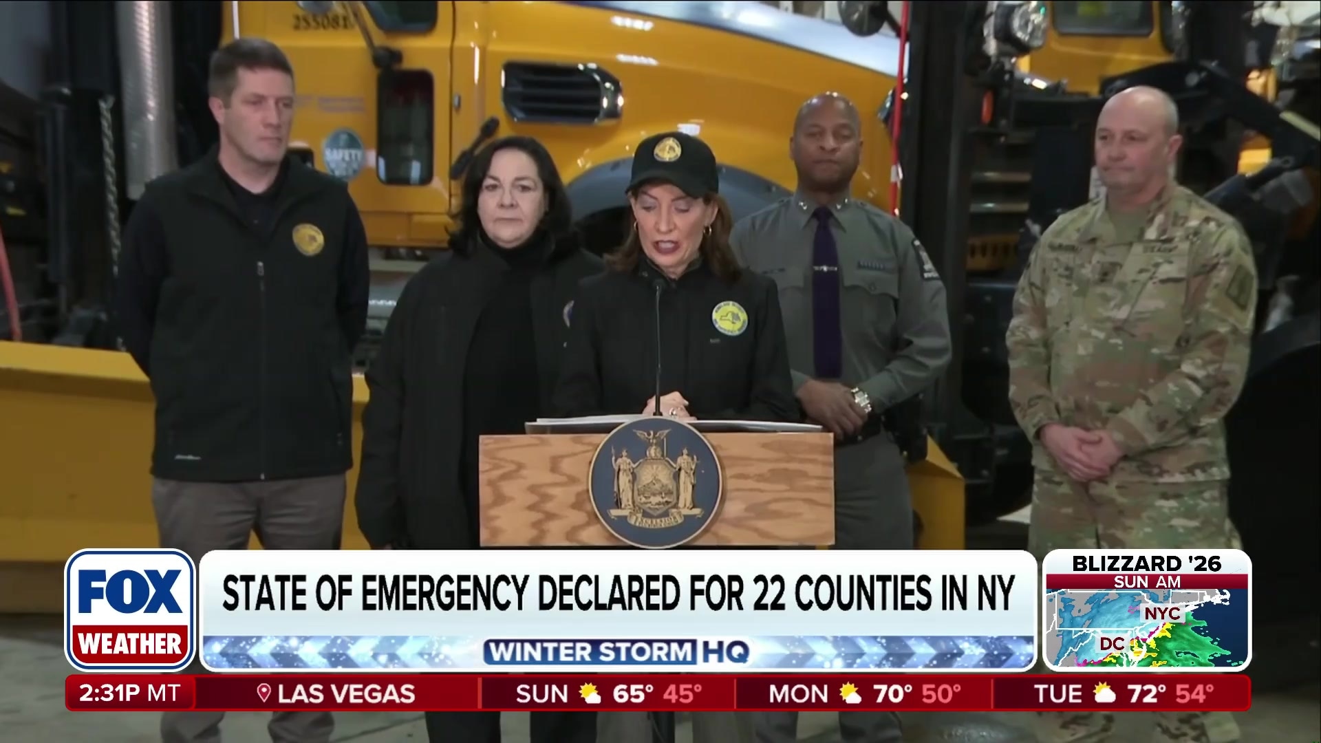 Watch New York Governor Hochul declares state of emergency ahead of ...