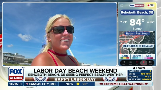 Drew Anderson shares Labor Day beach forecast and rip current safety tips