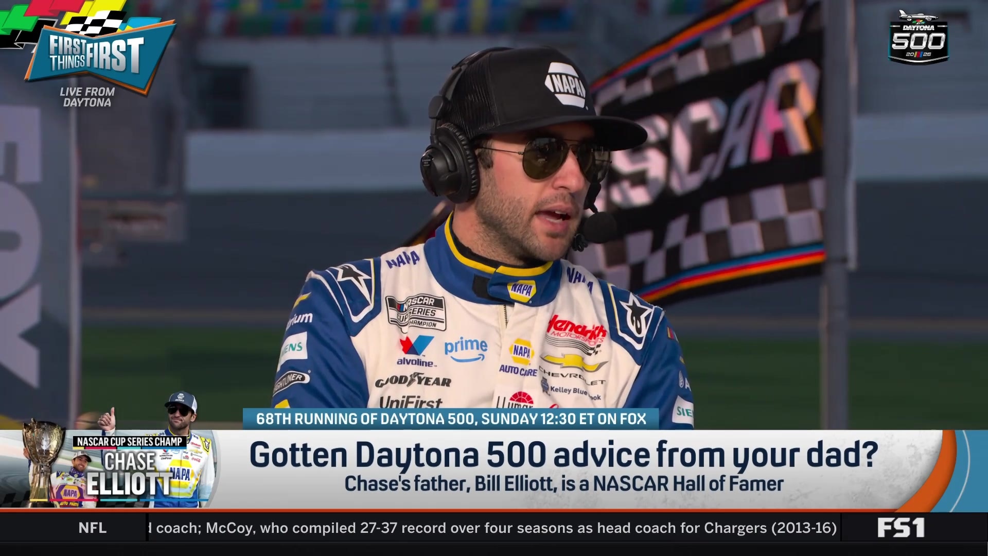 Chase Elliott on father Bill Elliott's Daytona 500 advice and evolving racing