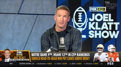Joel Klatt critiques CFP rankings for Miami vs Notre Dame