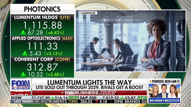 Lumentum sold out of AI server parts through 2029, boosting photonics stocks