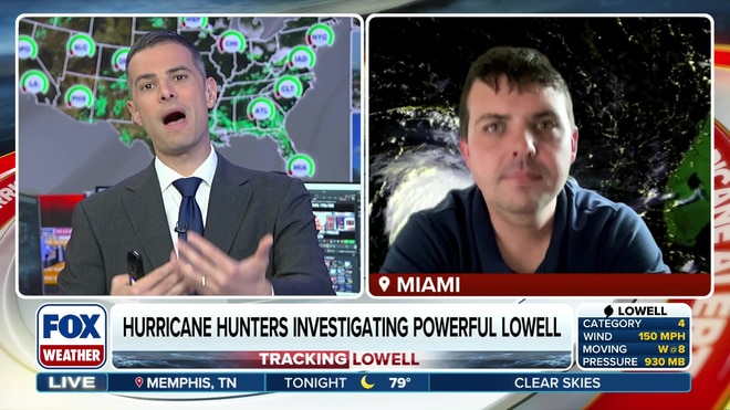 Hurricane hunters fly into Category 4 Hurricane Lowell