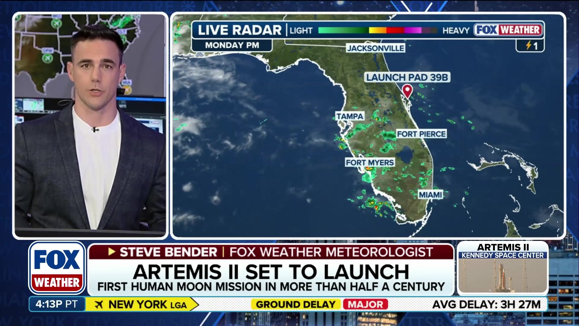 Favorable weather conditions for Artemis II moon mission launch