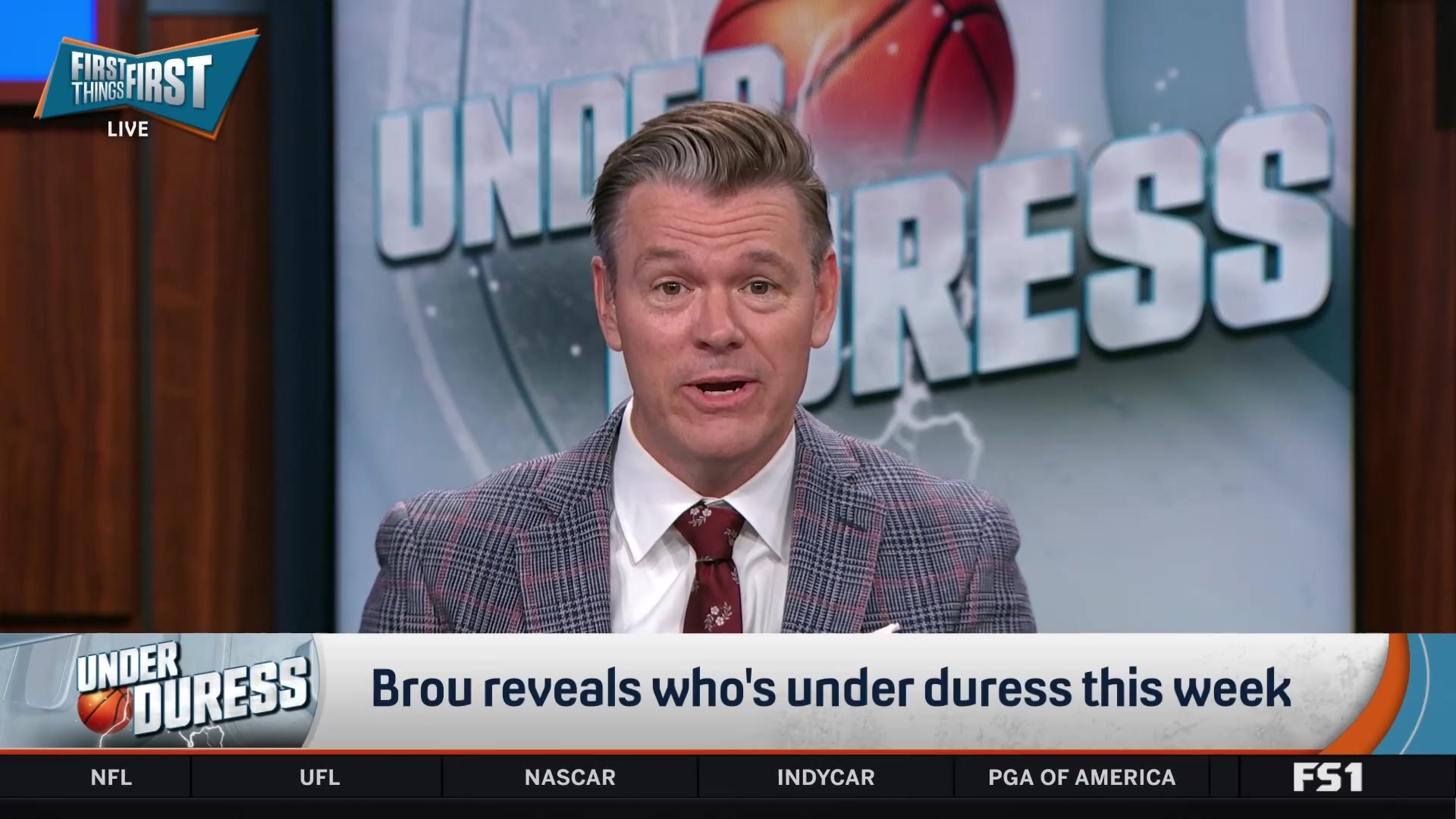 Sports media personality introduces 'Under Duress' motivational segment
