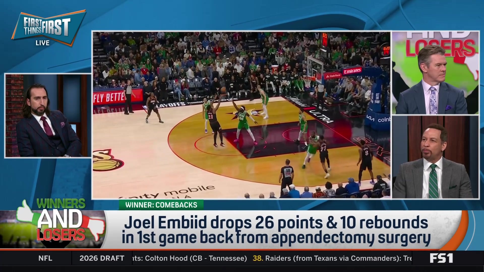 Joel Embiid's return hurt 76ers' chemistry, says host