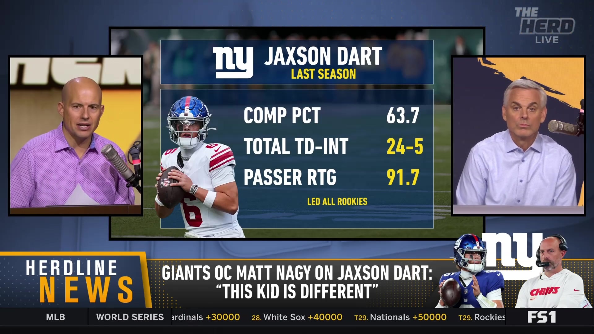 Matt Nagy on Jaxson Dart: 'This kid is different'