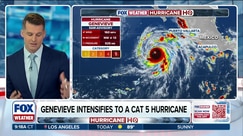 Category 5 Hurricane Genevieve intensifies in the Pacific