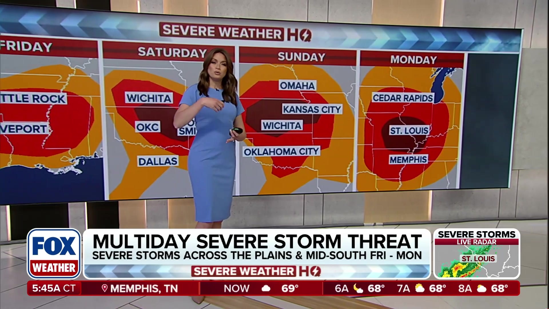 Multiday severe storm threat targets over a dozen states