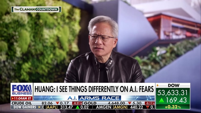 NVIDIA CEO Jensen Huang dismisses Bill Gates' AI job loss warnings