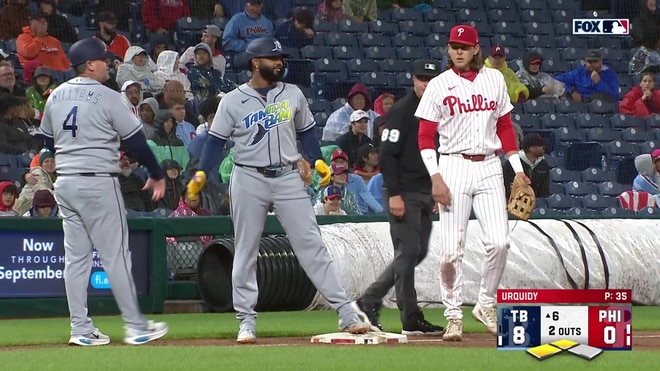 Victor Mesa Jr. rips an RBI double to right field