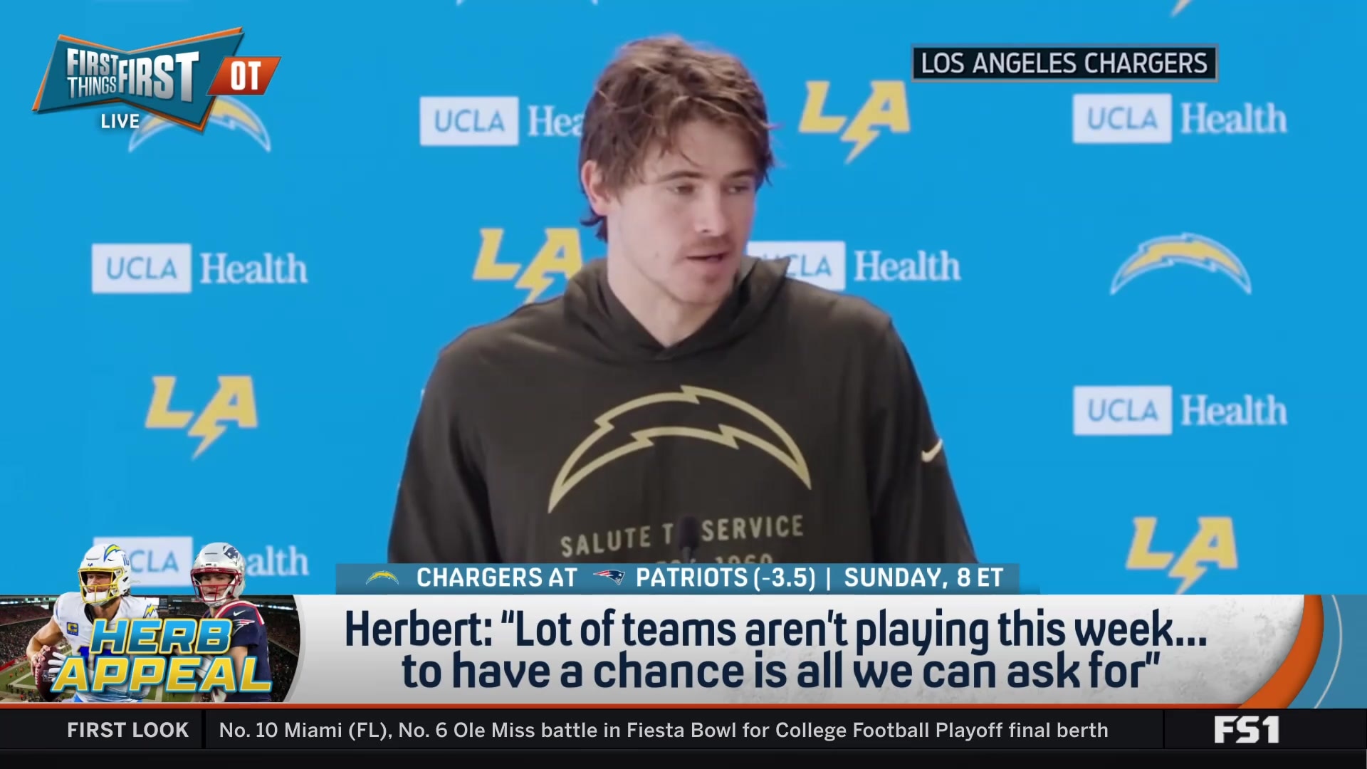 Justin Herbert expresses gratitude for playoff opportunity