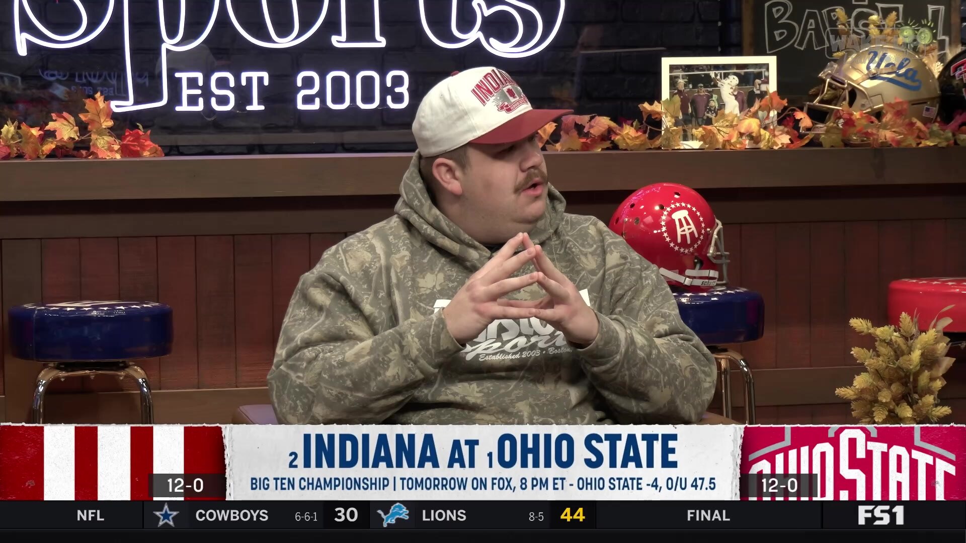 Mike Katic celebrates Indiana's historic season