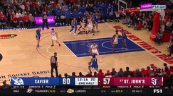 Sadiku Ibine Ayo drains a three-point jump shot