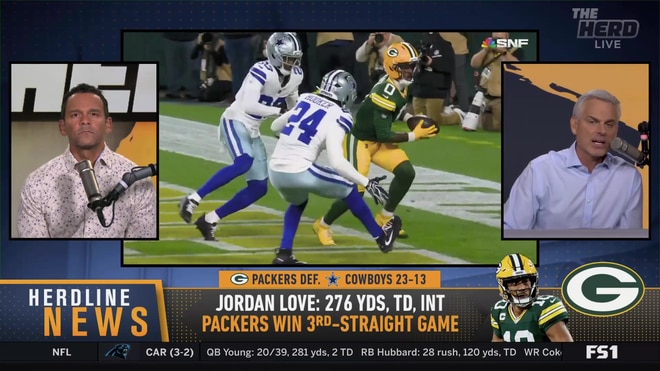 Colin Cowherd and Jason McIntyre praise Jordan Love's rapid development