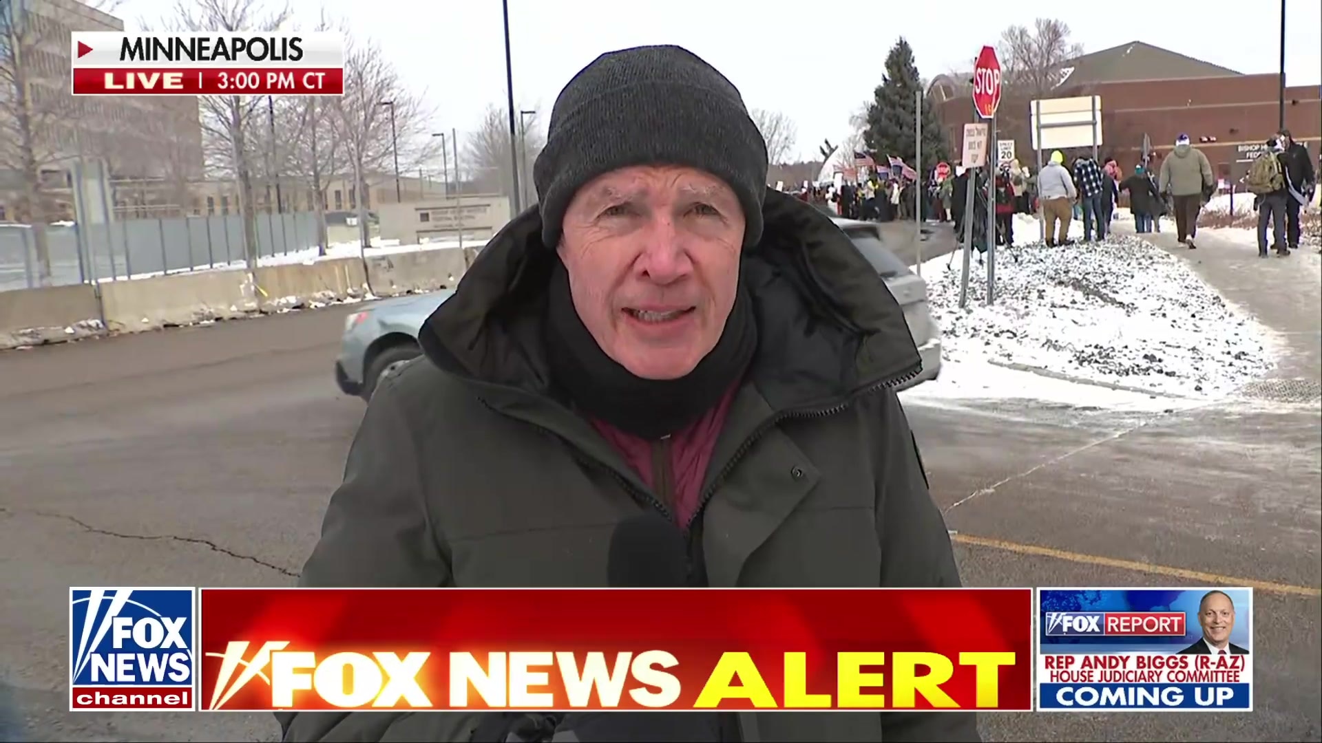 Steve Harrigan reports on anti-ICE protests in Minneapolis