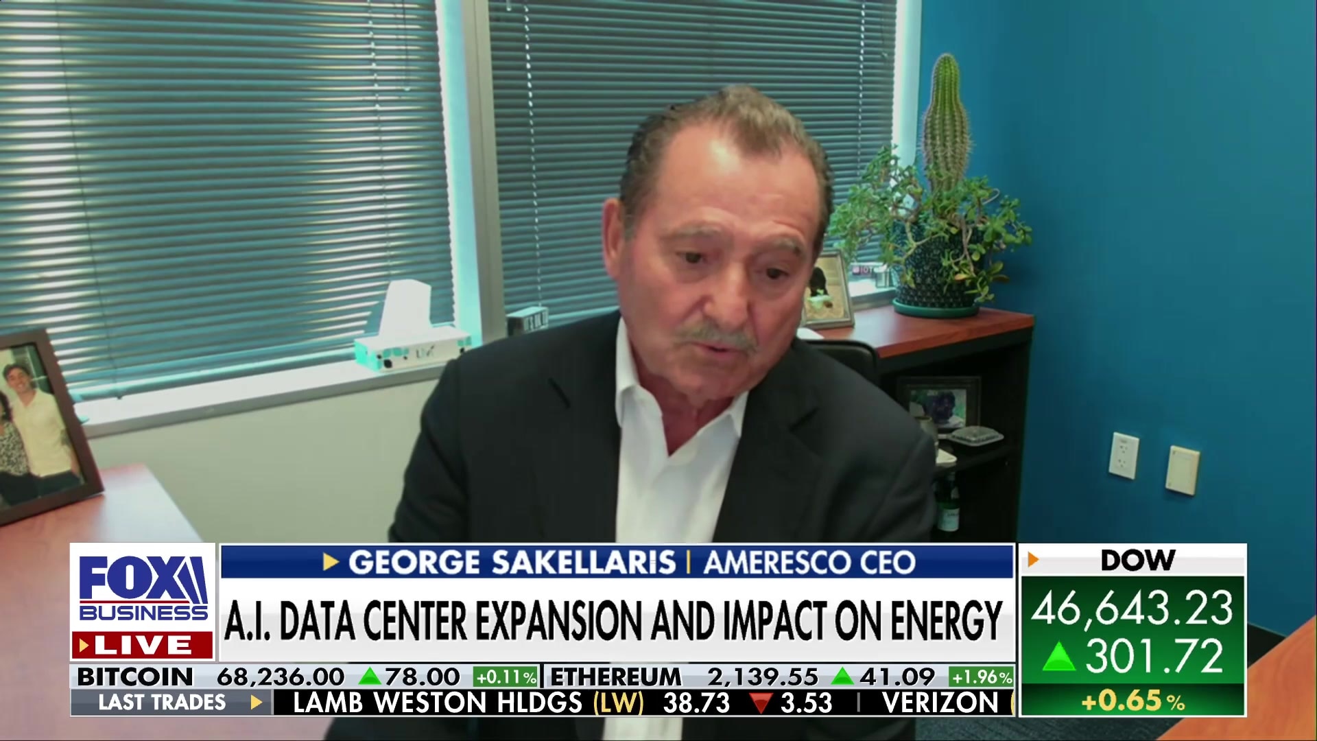 Ameresco CEO highlights utility capacity gap for AI data centers