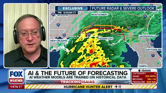 James Franklin explains the difference between physics-based and AI weather models