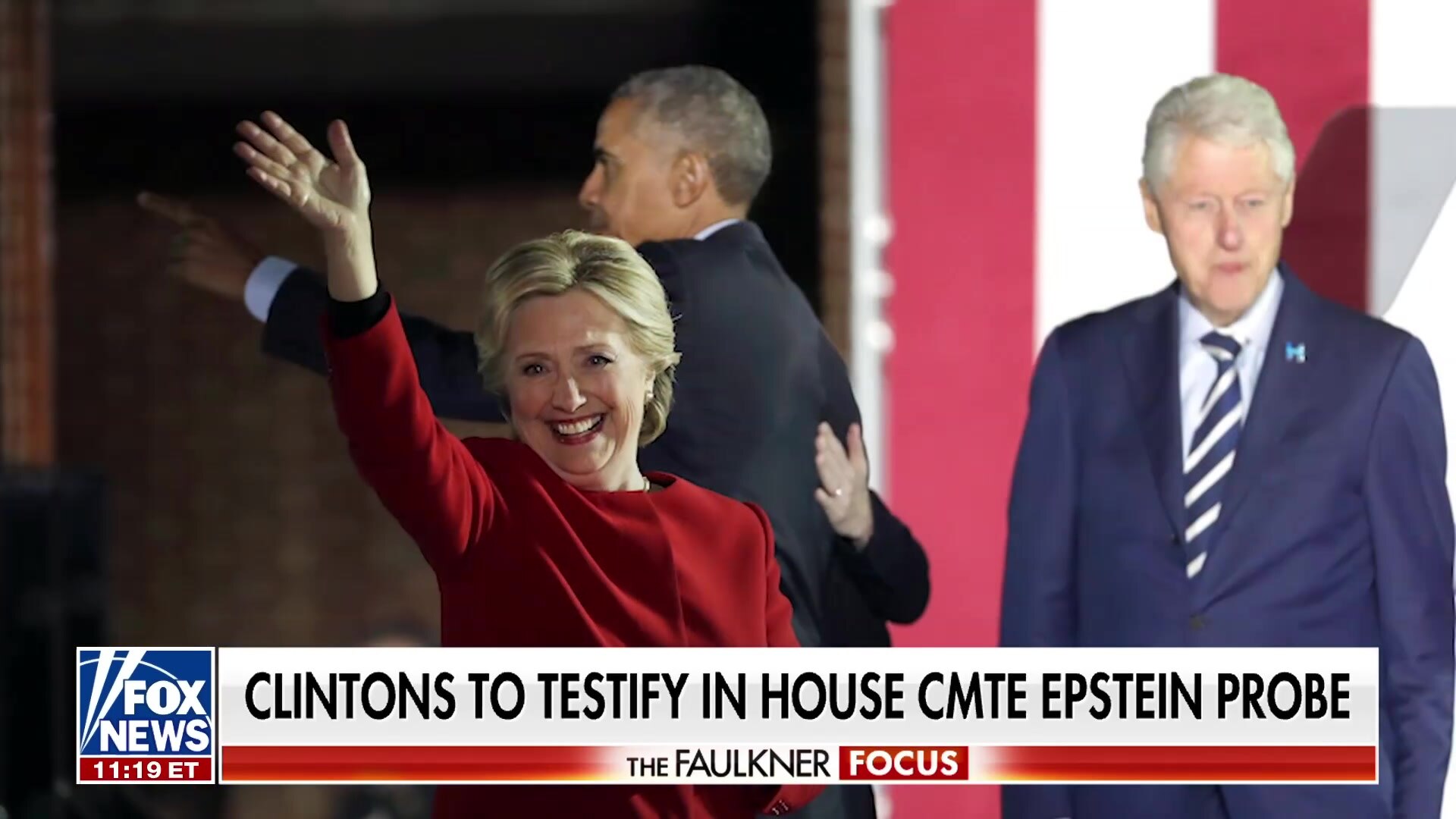 Watch Clintons to testify in House Oversight Committee Epstein probe ...