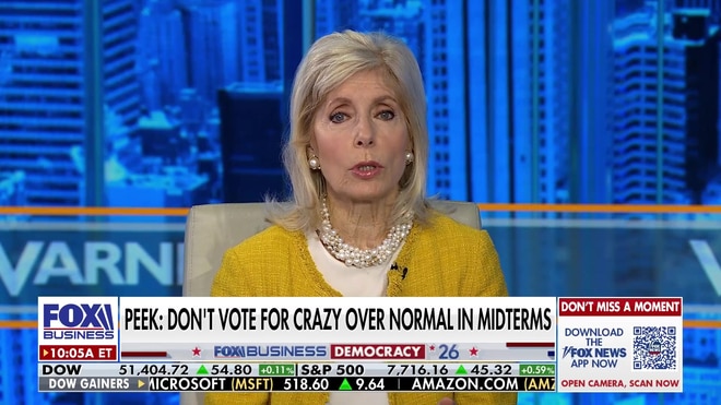 Liz Peek warns midterm voters: 'Don't vote for crazy over normal'
