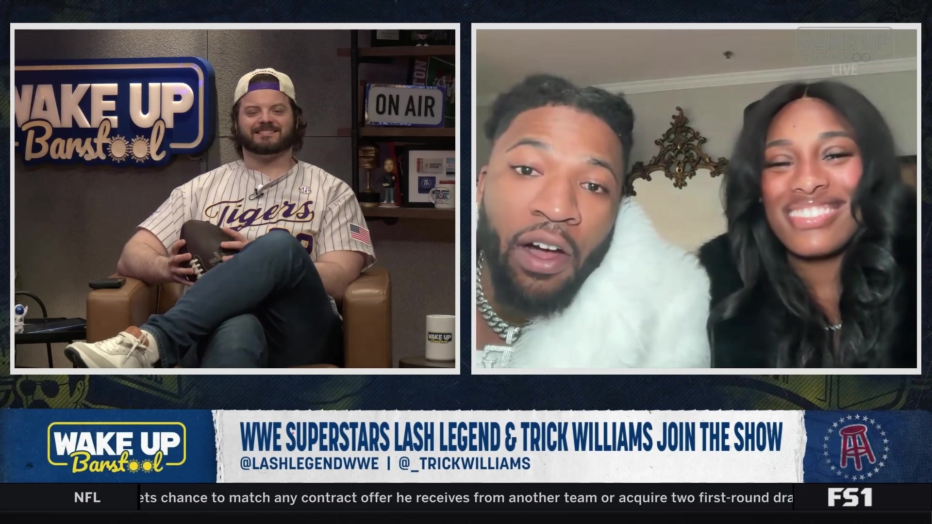 The playful story of how WWE's Lash Legend and Trick Williams started dating