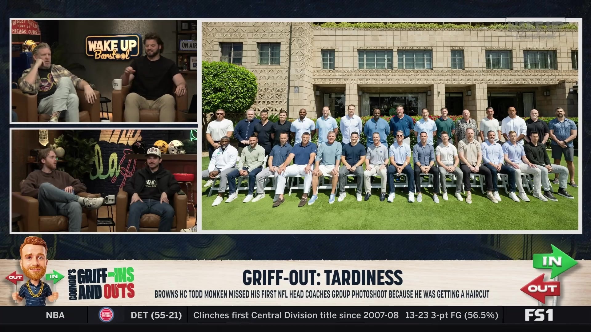 Browns HC Todd Monken misses NFL head coaches photo for a haircut