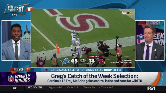 Trey McBride wins Catch of the Week and Mike Evans' hilarious taunt