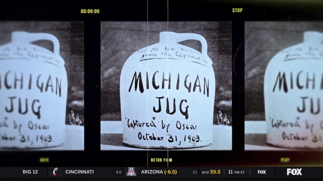 How a forgotten water jug became college football's oldest rivalry trophy