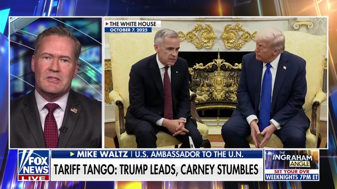Mike Waltz: Mark Carney pulled out of trade deal for domestic politics