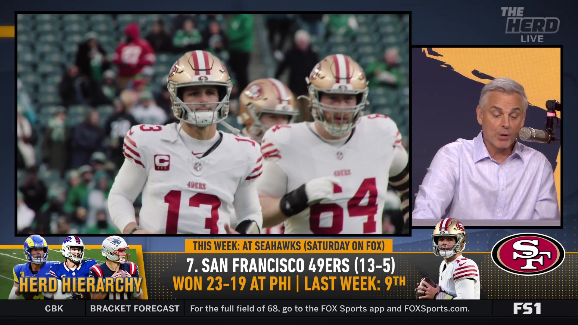 Colin Cowherd analyzes San Francisco 49ers' playoff chances
