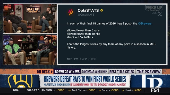 Will the 2026 Milwaukee Brewers be remembered as an all-time great team?