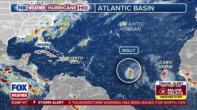 Steve Bender and Brian Norcross track Tropical Storm Dolly's path