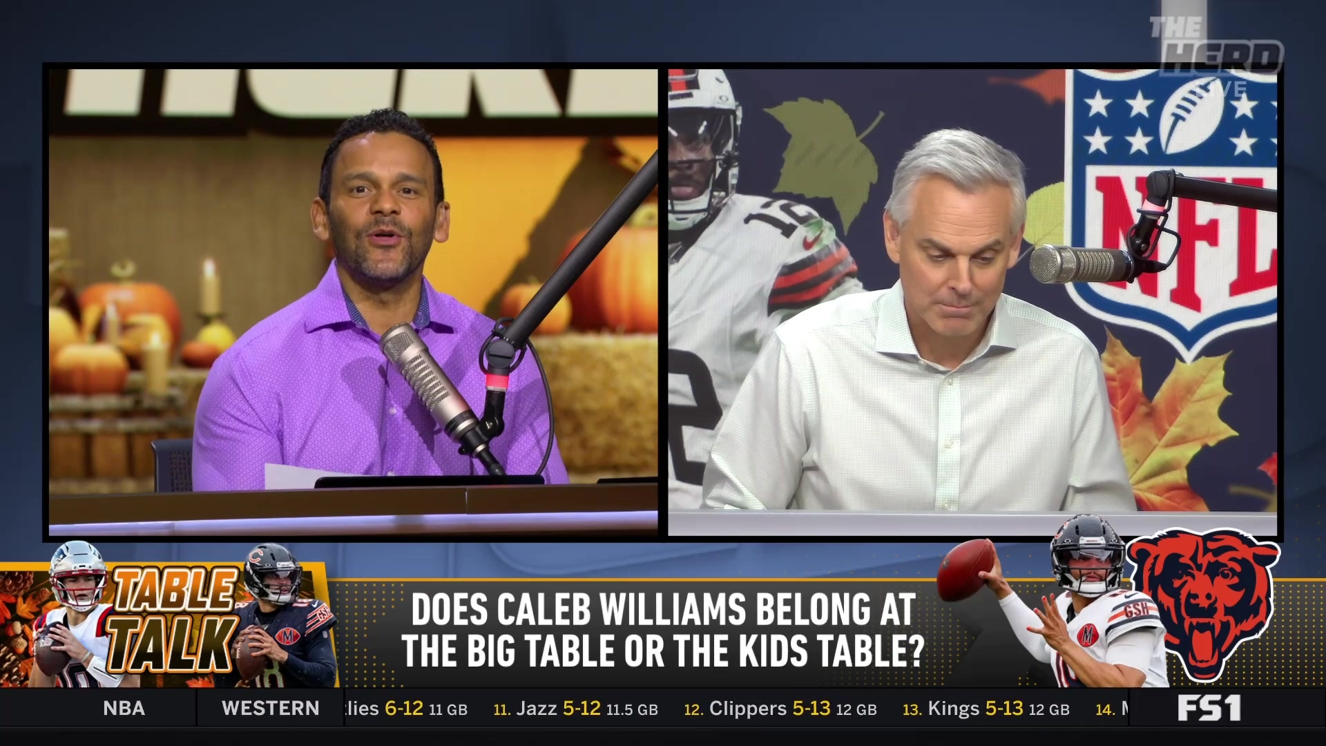 Colin Cowherd places Bo Nix at the "adult table" for clutch performance and stats
