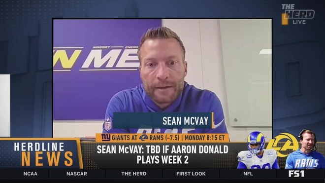 Colin Cowherd and J-Mac break down Aaron Donald's status and Rams vs. Giants